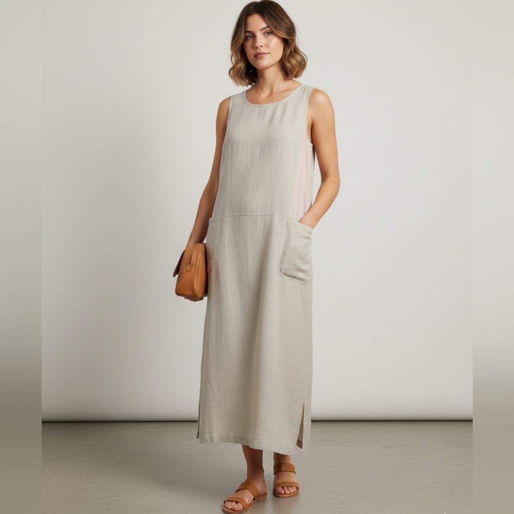 Eric Alexandre - Linen Sleeveless Maxi Dress